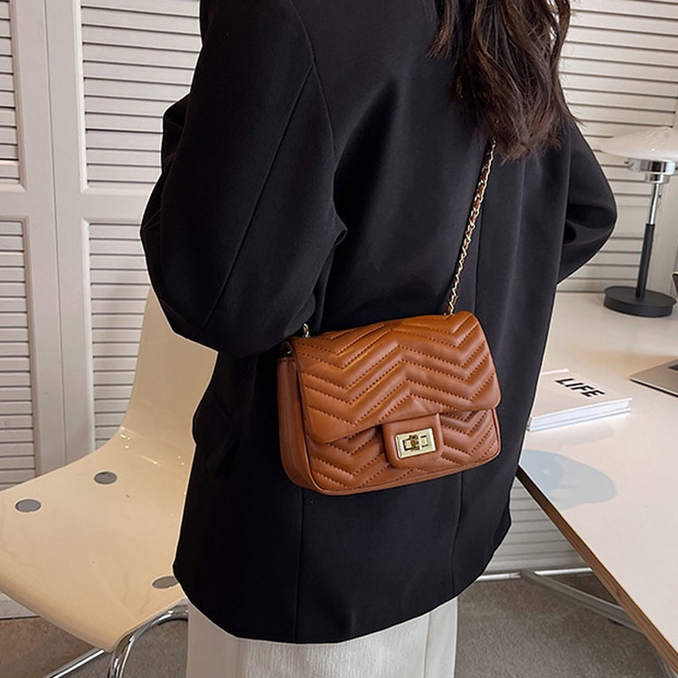 Ielgy Túi Đeo Chéo Hình Vuông Nhỏ Tinh Tế Phong Cách Phổ Biến Cho Nữ