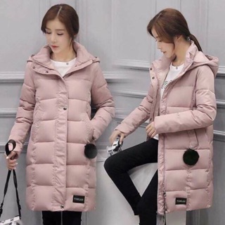 Áo phao dáng dài chất cực đẹp sale mạnh có ảnh thật