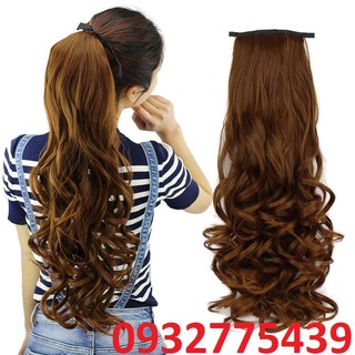 Tóc giả cột xoăn s191