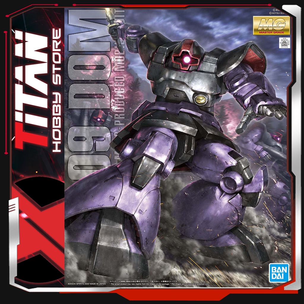 Mô hình lắp ráp Gunpla MG 1/100 Dom Gundam Bandai Japan