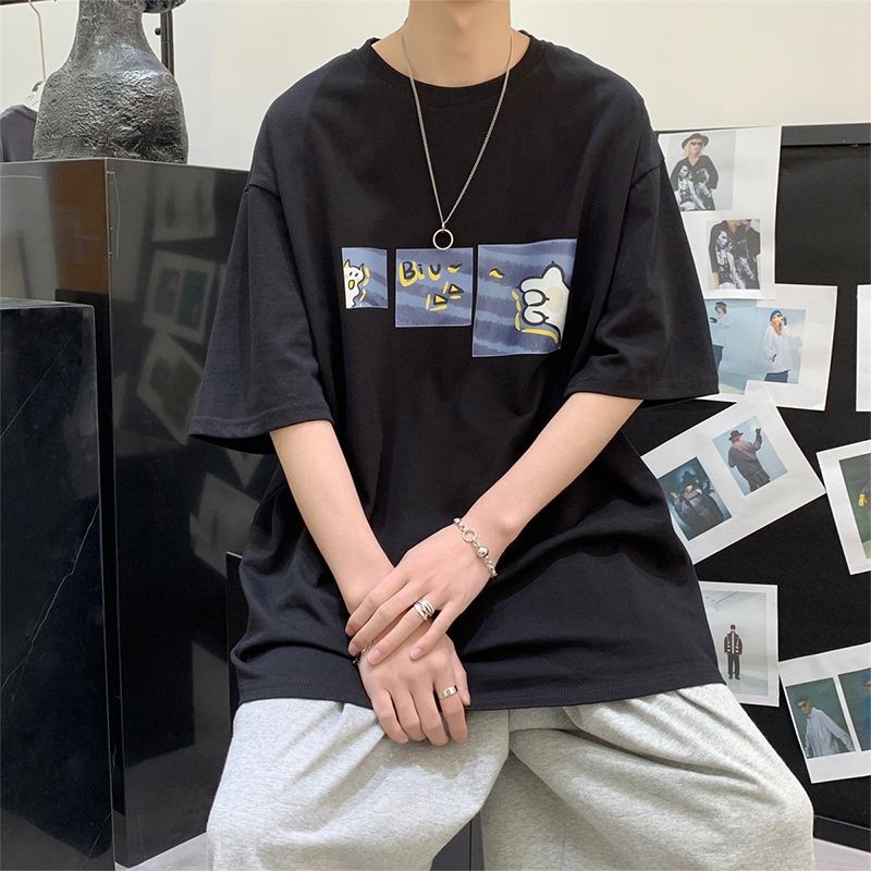 Áo thun tay lỡ nam nữ, áo phông unisex form rộng chất cotton mát mịn thấm hút mồ hôi in hình CẬU BÉ | BigBuy360 - bigbuy360.vn