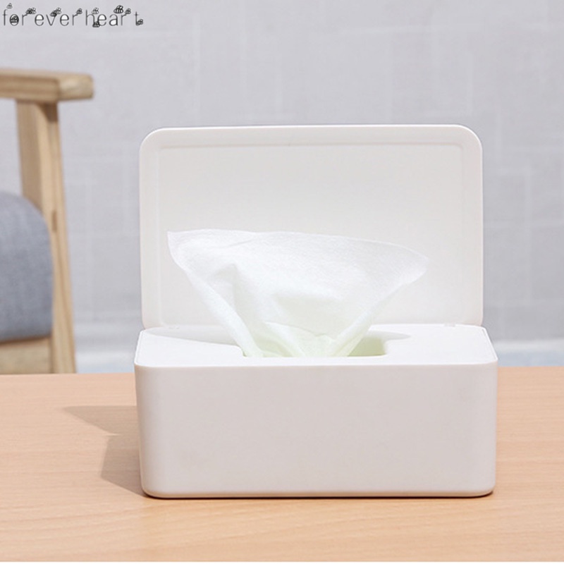 Hộp Đựng Khăn Giấy Ướt Chống Bụi Có Nắp Đậy Tiện Dụng