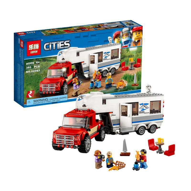 Lego Lepin 02093 ( Xếp hình Xe Móc Lưu Động 385 khối )