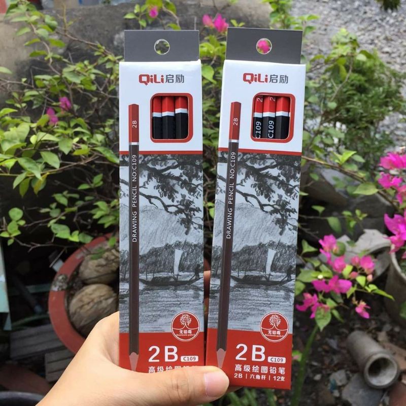 HỘP 12 BÚT CHÌ 2B