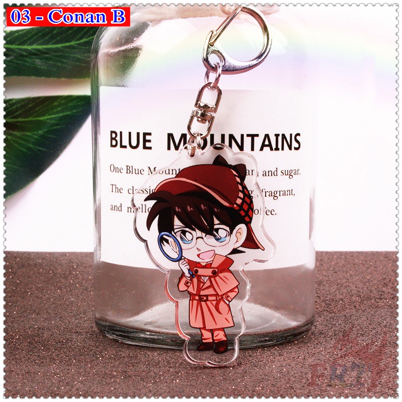 Móc chìa khóa acrylic hình nhân vật hoạt hình trong phim Detective Conan