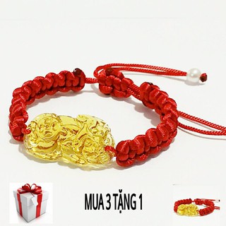 Combo 3 vòng tỳ hưu chỉ đỏ tặng 1 vòng cùng loại