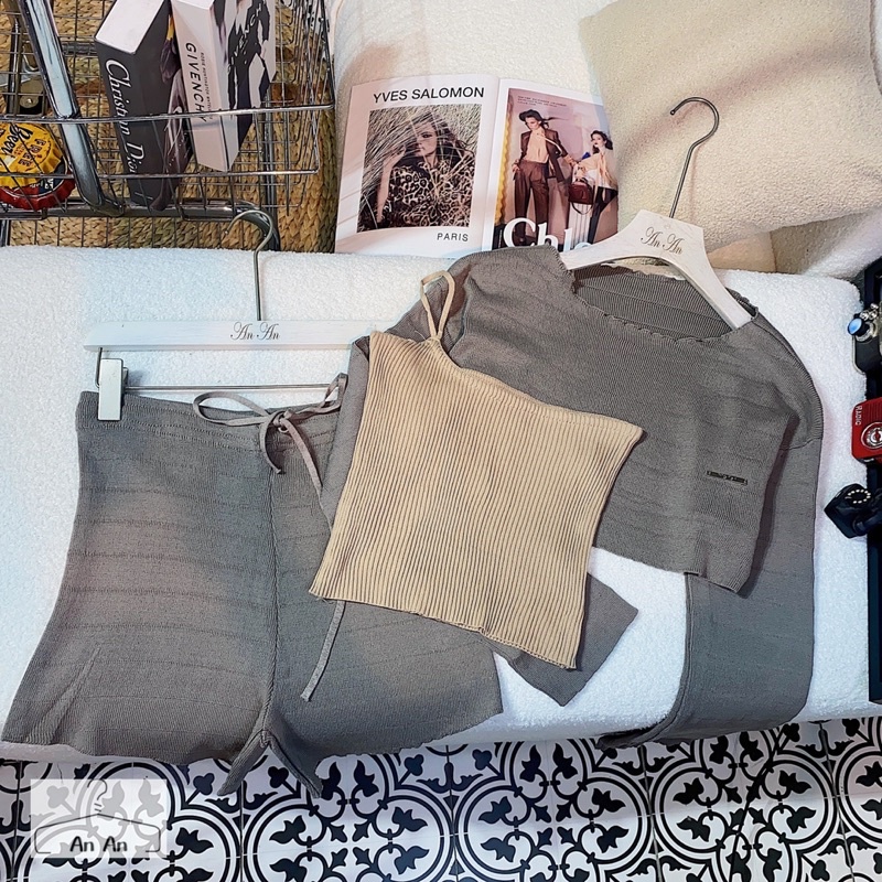 Set Mongtoghi 3In1 Áo Trễ Vai