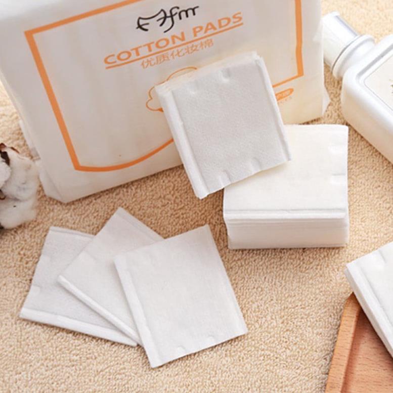 Bông Tây Trang Trắng 2 Mặt 3 Lớp FM COTTON PADS [ Bịch 222 Miếng ]