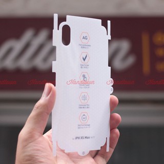 IPHONE XS MAX - DÁN PPF AG MỜ NHÁM CHỐNG VÂN TAY