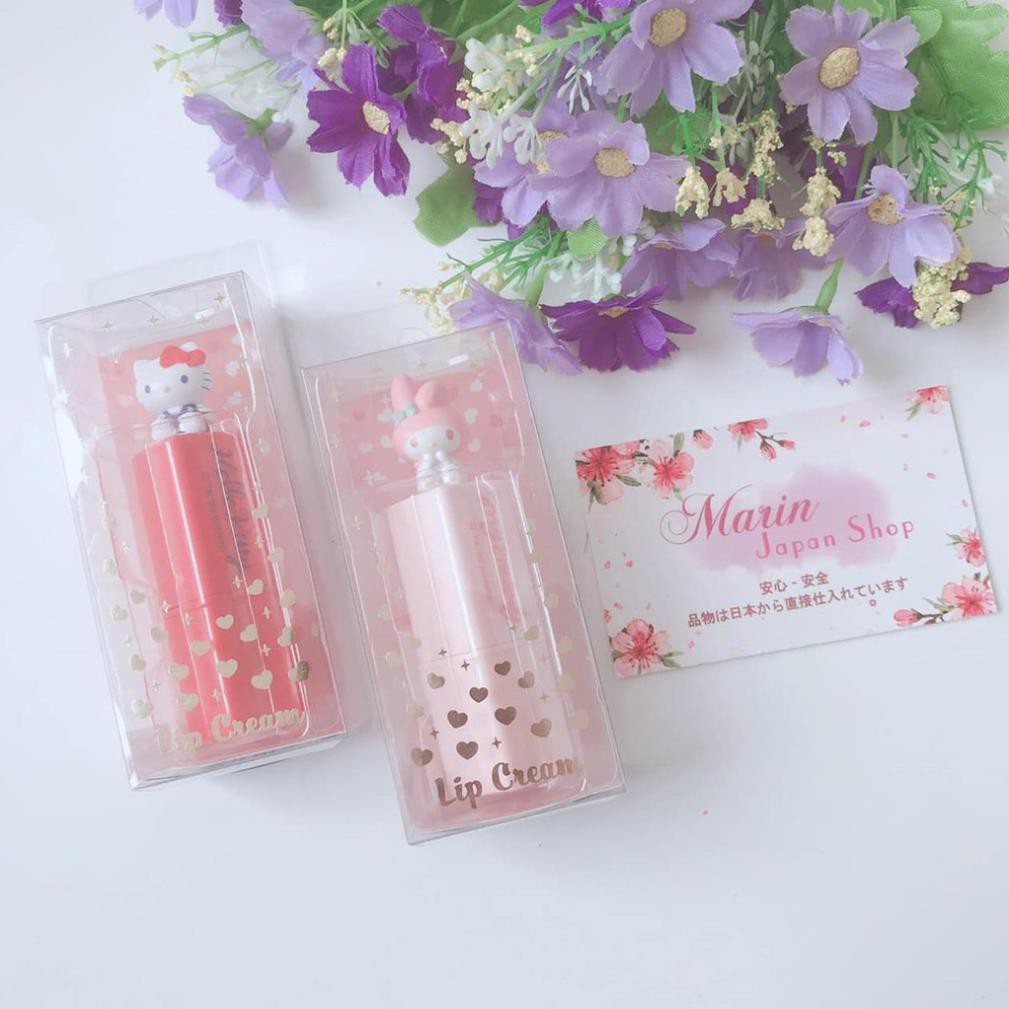 Son dưỡng ẩm bản siêu cute Lip Cream của Hello Kitty và My Melody Sanrio Nhật Bản