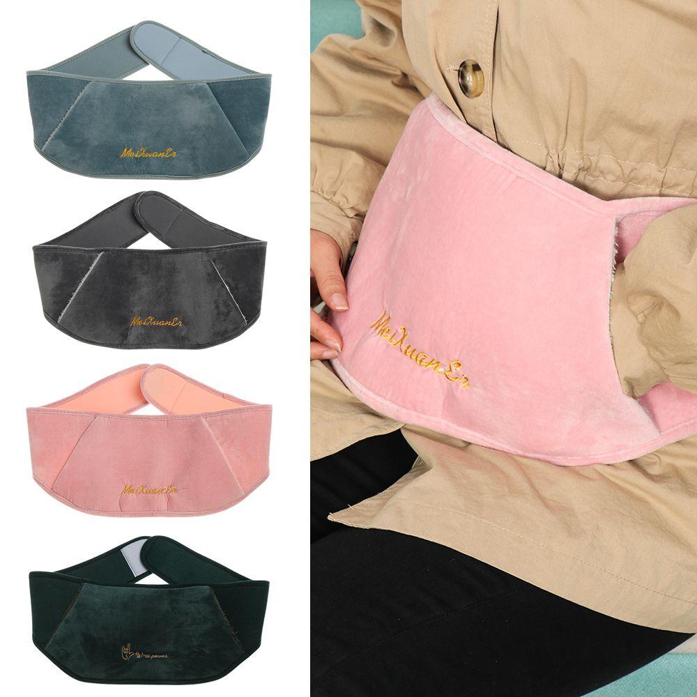 Túi Chườm Nóng 1 Ngăn Phối Lông Xù Gắn Thắt Lưng Giữ Ấm Mùa Đông