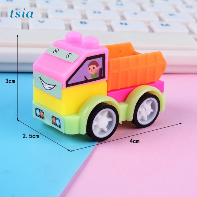 Đồ Chơi Xe Kéo Mini Nhiều Màu Sắc Dễ Thương Cho Bé