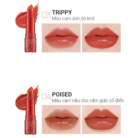 HOT SALE - Bộ sưu tập son mới - too cool for school Glamrock Luster Sunset Lip