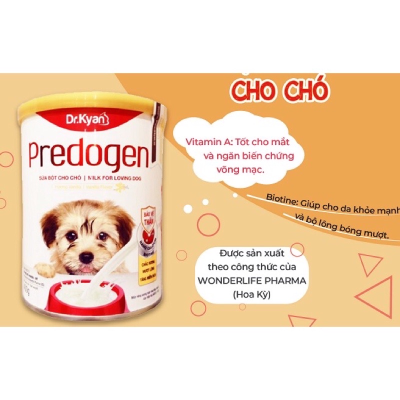 Sữa bột cho Chó Dr.Kyan predogen gói 110g