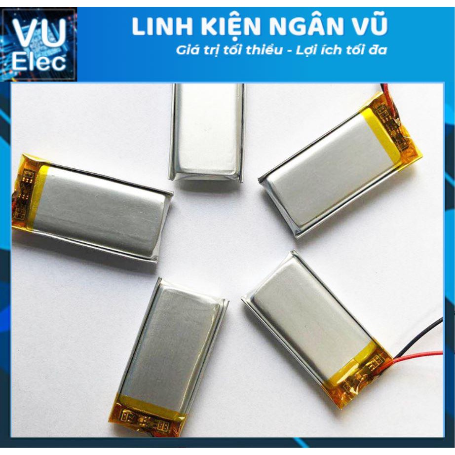 Pin Li-Po 3.7V 230mAh 461341 (Lithium Polymer) cho máy nội soi, định vị GPS, cân điện tử, máy ghi âm, camera hàng trình