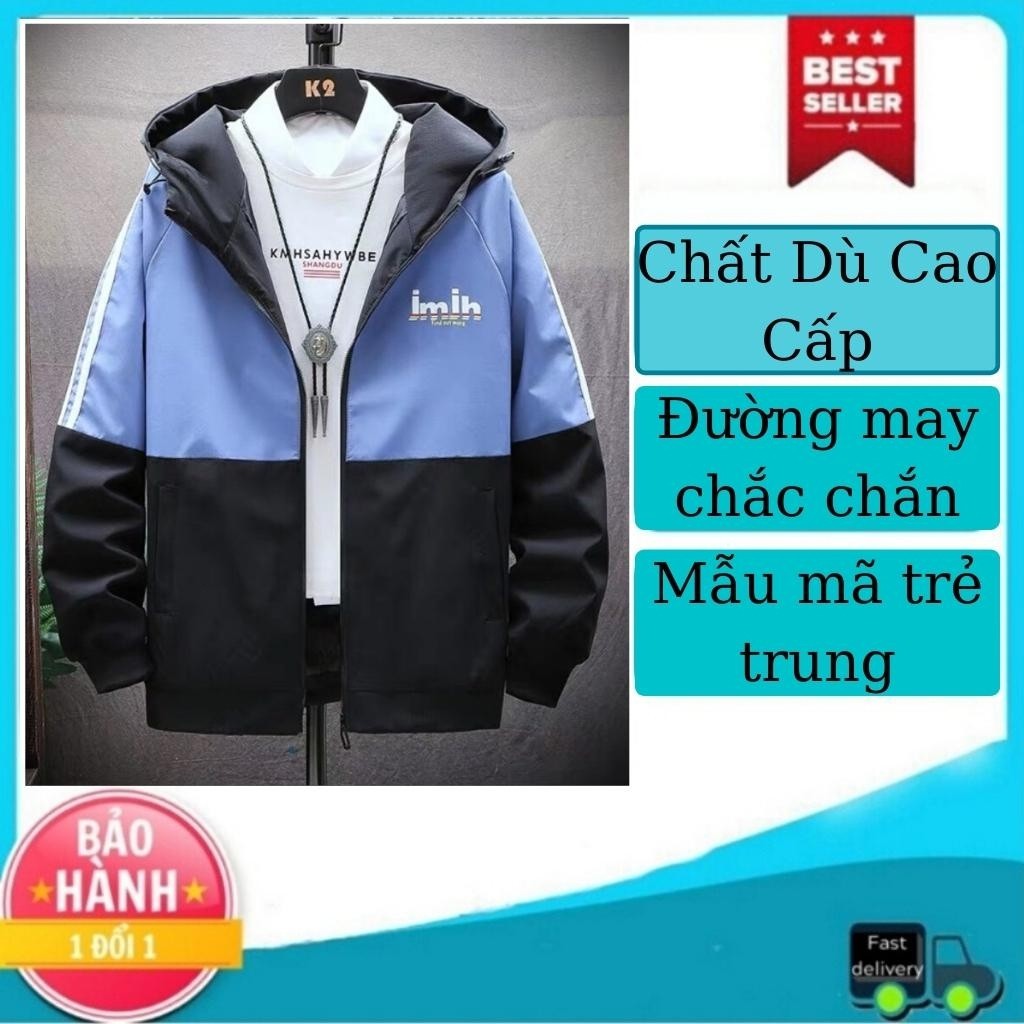 Áo Khoác Nam - Áo Khoác Dù JMJH Họa Tiết Cá Tính Phong Cách Trẻ Trung | BigBuy360 - bigbuy360.vn