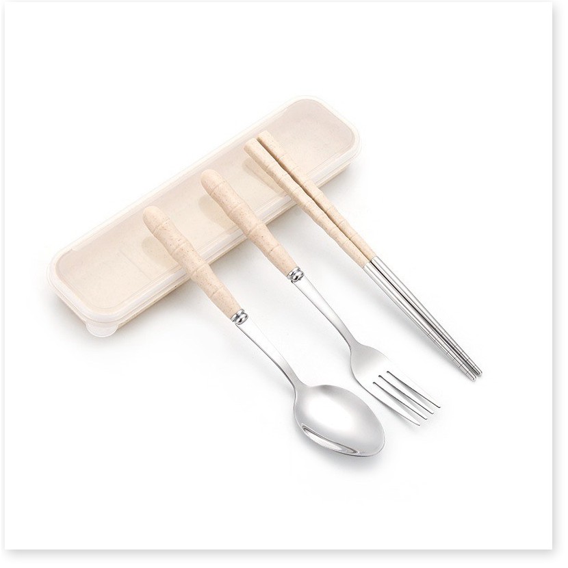 Bộ thìa, đũa, dĩa inox cao cấp - An toàn, vệ sinh, đẹp mắt