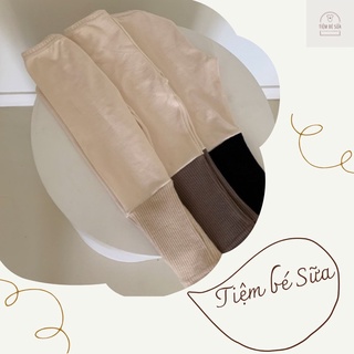 Quần cotton cao cấp phối len cho bé, legging cho bé, quần cho bé Tiêm bé Sữa