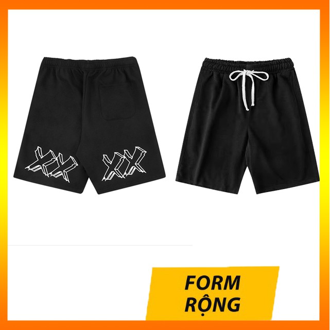 [Mẫu Đặc Biệt] Quần short Nam Nữ Chất Thun Ống Rộng Phong Cách Hàn Quốc, Hip Hop Năng Động QSs12 | BigBuy360 - bigbuy360.vn