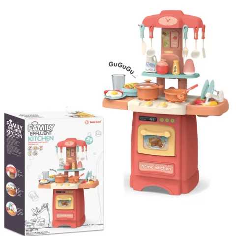 Bộ Đồ Chơi Nhà Bếp Cỡ Lớn Cao Cấp Có Hiệu ứng Tạo Cảm Giác Thật Cho Bé