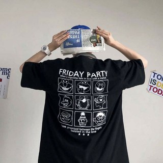 Áo thun tay lỡ Friday party 🥰🥰🥰😚☺