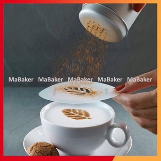 Tấm rắc trang trí cafe, mặt bánh 16 mẫu hình, loại tốt, bền đẹp - MaBaker