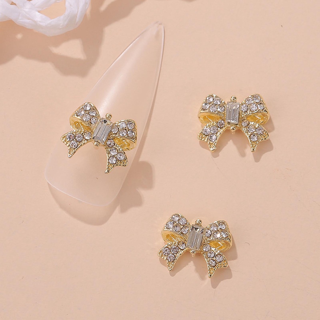 Set 10 Phụ Kiện Trang Trí Móng Tay DIY Ánh Nhũ Lâu Trôi Trọng Lượng Nhẹ Cho Nữ