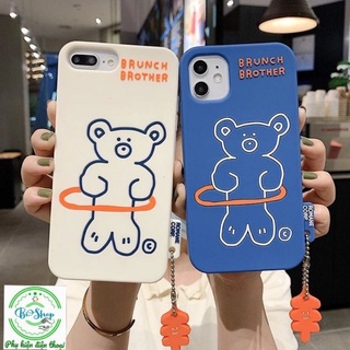 🐻Tặng kèm móc tay 🐻Sd cho Iphone 6plus 7plus 8plus X xs max 11 11 pro max ốp gấu bear Brunch Brother 🐻