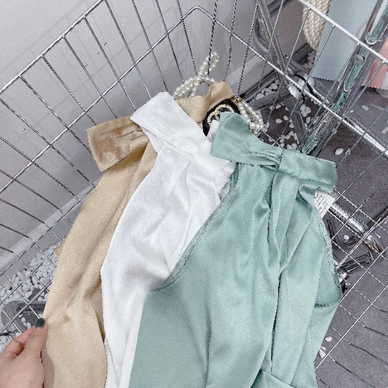 ÁO LỤA CỔ YẾM