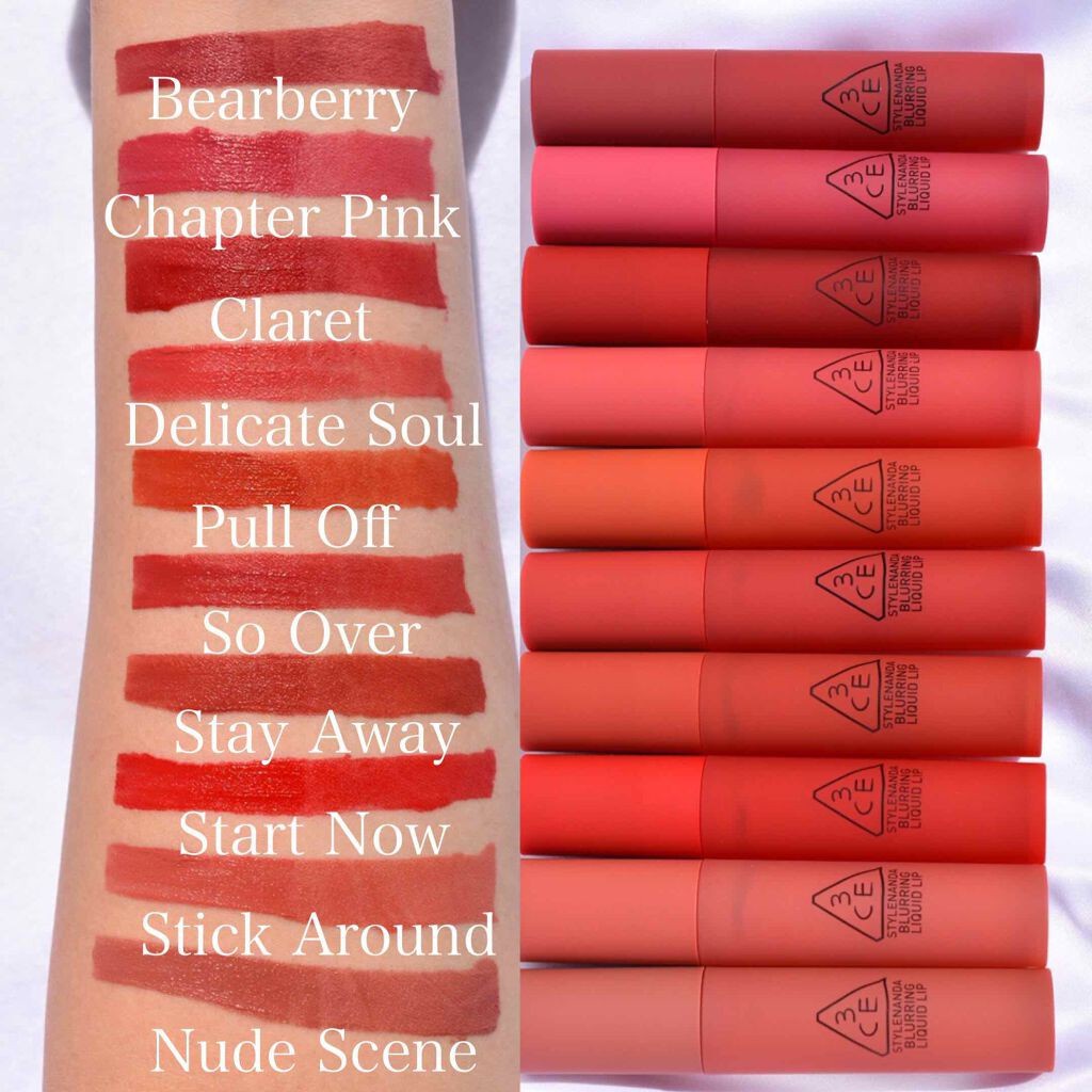 [CHÍNH HÃNG] Son kem 3CE BLURRING LIQUID LIP - KELLY BEAUTY | BigBuy360 - bigbuy360.vn