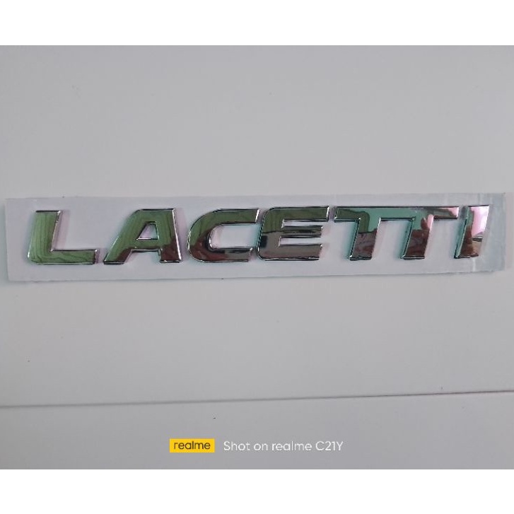 Tem dán, decal, logo/ lô gô chữ nổi DAEWOO LACETTI - Skam Autoparts