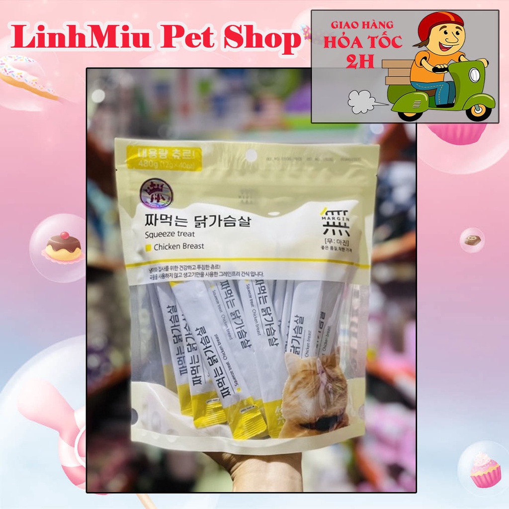 Súp thưởng dinh dưỡng cho Mèo 40 thanh Hàn Quốc