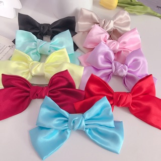 Kẹp nơ satin lụa đẹp.