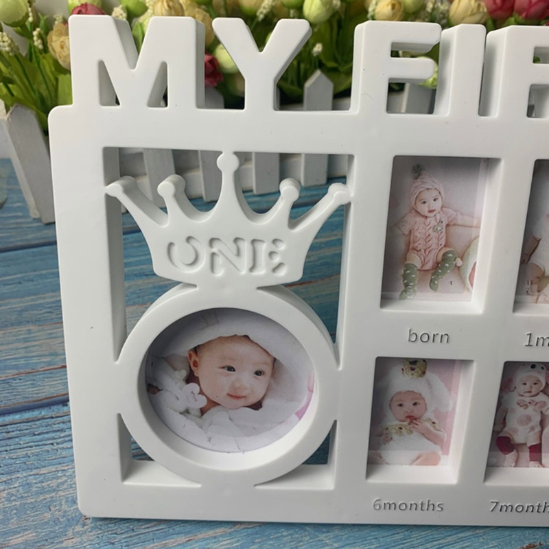 Khung ảnh lưu giữ kỉ niệm năm đầu tiên cho bé 0-12 tháng tuổi
