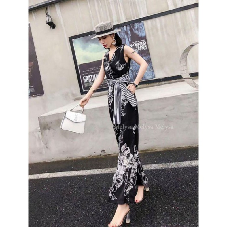 🍈🥝Jumpsuit Dài Họa Tiết Ống Suông Tôn Dáng, Jumsuit Thiết Kế cao cấp JS03 🍈🥝Mẫu Mã Đẹp🍈🥝