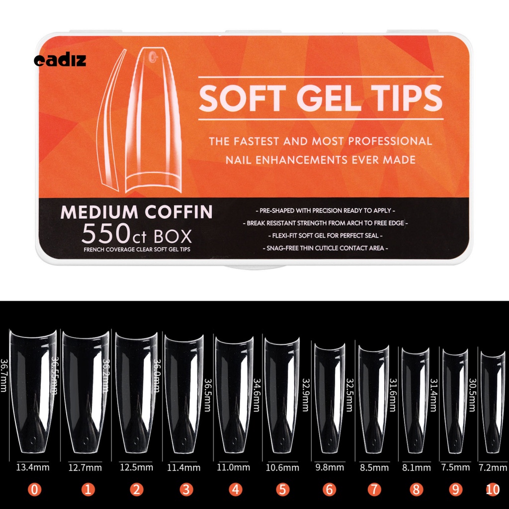 Bộ Móng Tay Giả Siêu Mỏng Không Đường May