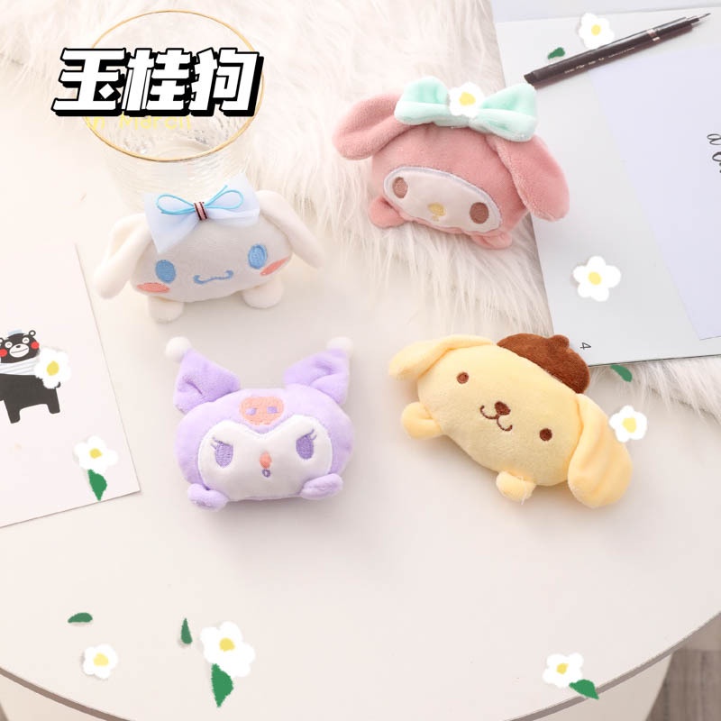 Ghim Cài Áo Hình Cún Kuromi Melody Nhồi Bông Dễ Thương Diy