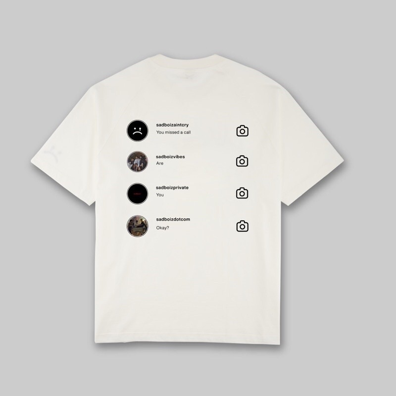Áo thun tay lỡ Unisex Sad.boiz form rộng vải cotton co dãn, áo thun Form rộng tay lỡ nam nữ Sad.boiz - COCA Store