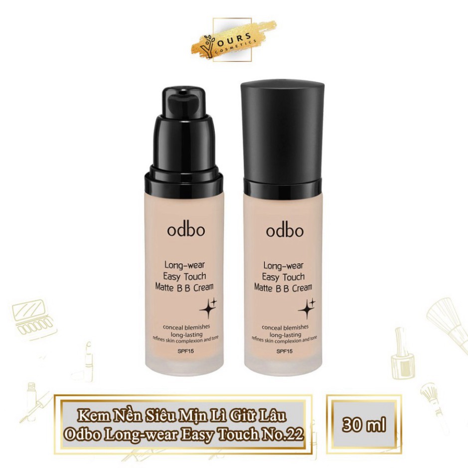 [Auth Thái] Kem Nền Odbo Siêu Mịn Lì Giữ Lâu Tông Tự Nhiên Long-wear Easy Touch OD430 No.23 G59