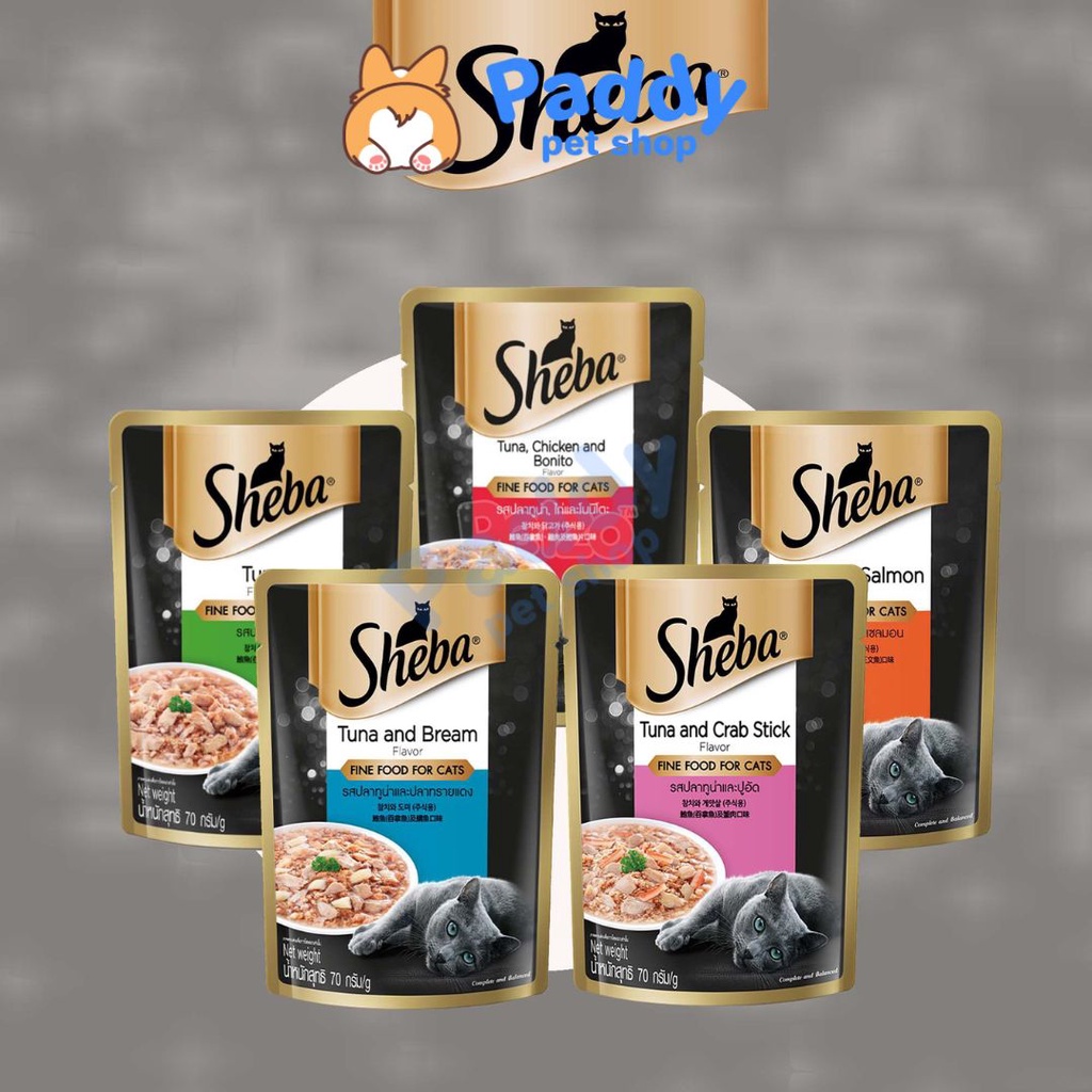 Pate Sheba Cho Mèo Con &amp; Mèo Lớn 70g (Nhập Khẩu Thái Lan)