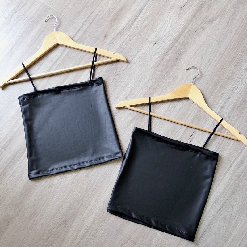 Áo croptop da 2 dây | BigBuy360 - bigbuy360.vn