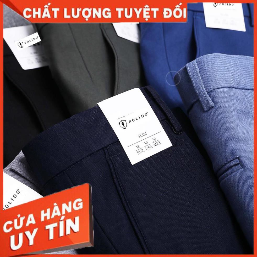 [HÀNG HIỆU] Quần Tây Nam Đẹp Chất Vải Dày Dặn Giữ Form Chuẩn Cực Bền, Phong Cách Quý Ông Lịch Lãm - POLIDO