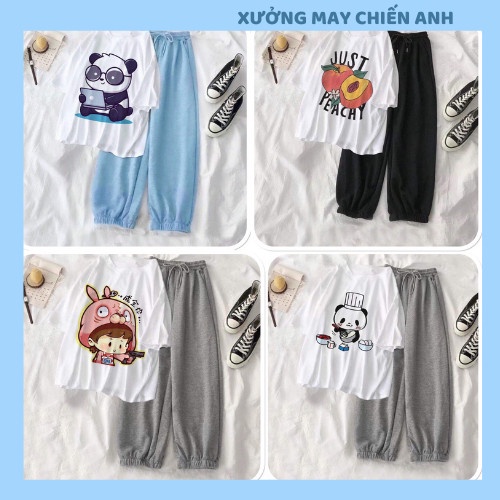 Set đồ áo dễ thương + quần bom hot