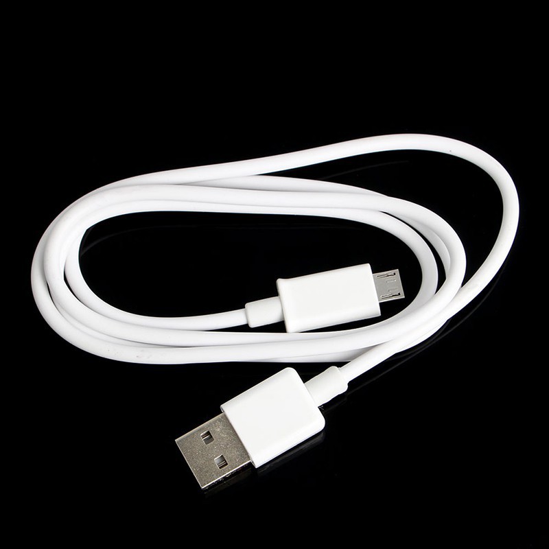 Dây Cáp Sạc Micro USB Trắng cho  Android, Samsung, Oppo, Xiaomi, Huawei