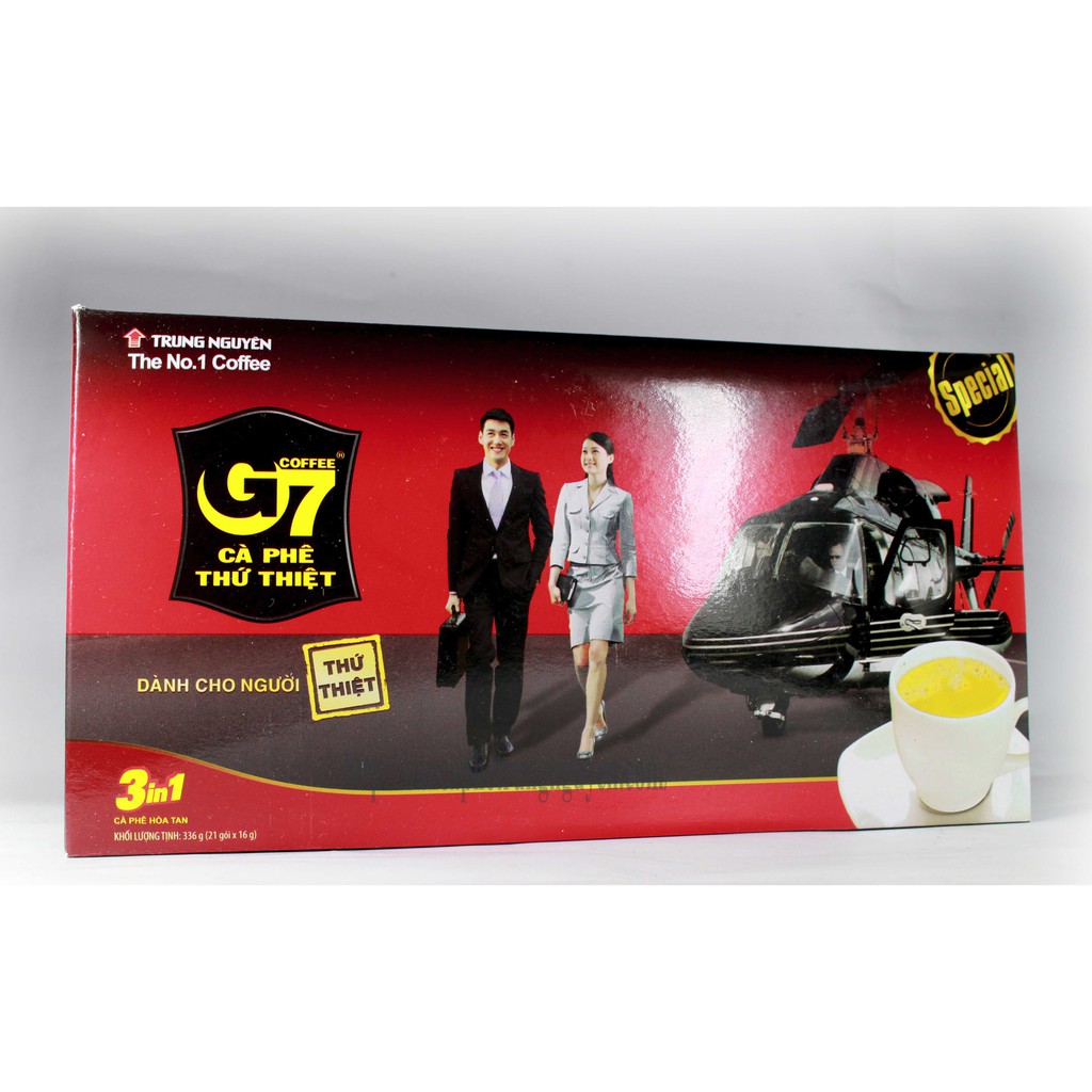 Cà phê G7 hòa tan 3in1 Trung Nguyên Hộp 21 Gói | BigBuy360 - bigbuy360.vn
