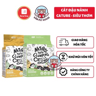 [Có Sẵn - Giao Ngay] Cát Đậu Nành Cature 6L Cho Mèo 2.4kg - Cát sử dụng được cho bồ thumbnail