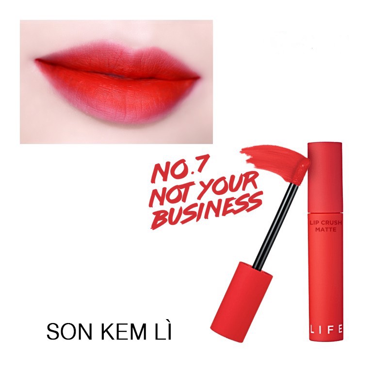Hàn Quốc Chính Hãng - Son Kem Siêu Lì It’s Skin Lip Crush Matte Life Color 5g