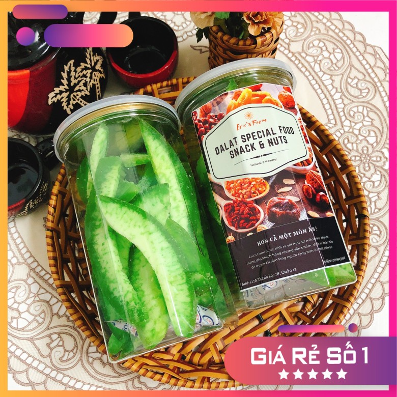 Vỏ bưởi sấy dẻo Thái Lan 300g, không đường, dẻo ngon, ăn vặt Eric's Farm giá rẻ