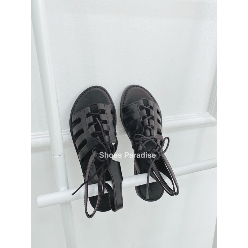 Giày sandal nữ giày sandal dây đế bằng rọ nữ đi học mảnh SHOES PARADISE