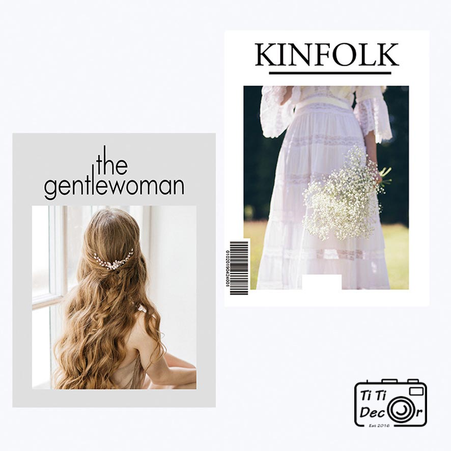 Tạp Chí Chụp Ảnh TiTi Decor Postcard Decor Nhà Cửa, Chụp Ảnh Thời Trang, Tạp Chí Tiếng Anh